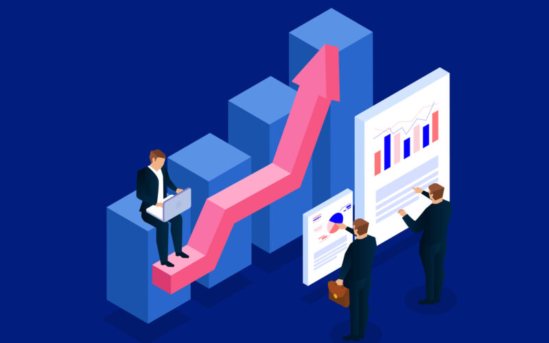 Chart representing metrics including revenue per patient