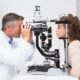featured image for Lopez's August story about choosing between becoming an associate at an independent or corporate practice; optometrist at work