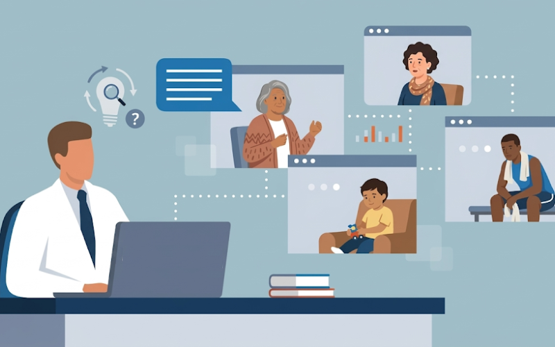 A doctor searching for lost patients in his practice management system so that he can recall and reengage them.